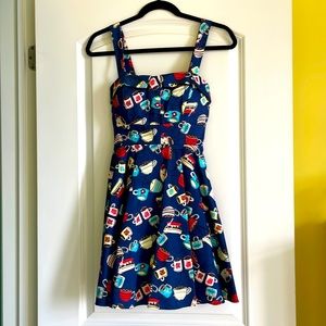 Ixia Coffee & Tea Mini Dress (New no tags)